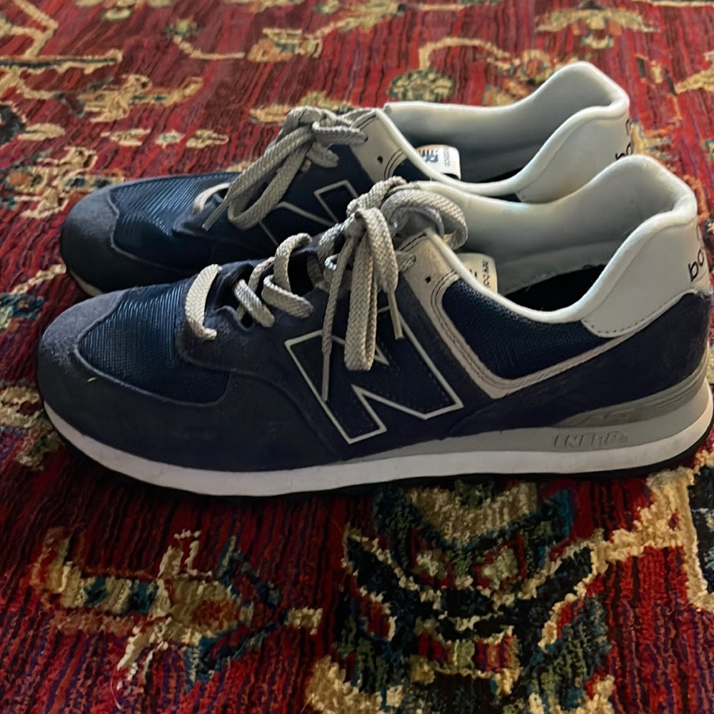 New Balance classic 574 men’s size 12 navy and gray